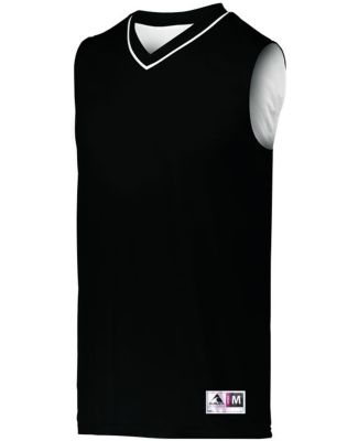 Augusta Sportswear 152 Reversible Two Color Jersey in Black/ white