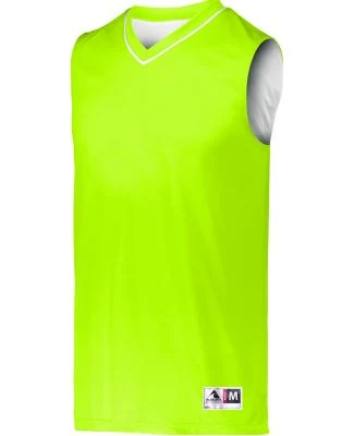 Augusta Sportswear 153 Youth Reversible Two Color  in Lime/ white