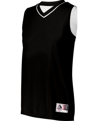 Augusta Sportswear 154 Women's Reversible Two Colo in Black/ white