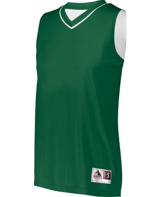 Augusta Sportswear 154 Women's Reversible Two Colo in Dark green/ white