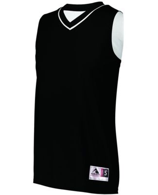 Augusta Sportswear 154 Women's Reversible Two Colo in Black/ white