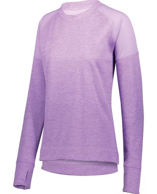 Augusta Sportswear 5575 Women's Tonal Heather Pull in Light lavender