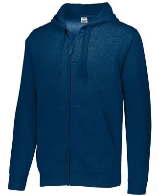 Augusta Sportswear 5418 60/40 Fleece Full-Zip Hood in Navy