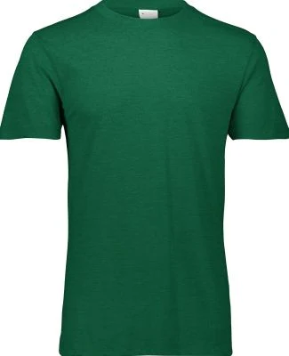 Augusta Sportswear 3065 Triblend Short Sleeve T-Sh in Dark green heather