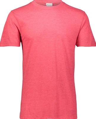 Augusta Sportswear 3066 Youth Triblend Short Sleev in Red heather