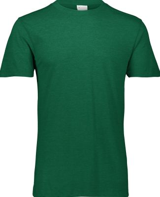 Augusta Sportswear 3066 Youth Triblend Short Sleev in Dark green heather
