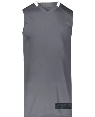Augusta Sportswear 1732 Women's Step-Back Basketba in Graphite/ white