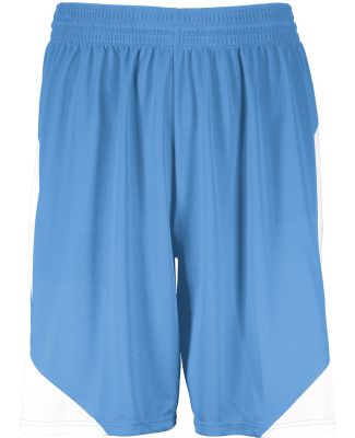 Augusta Sportswear 1734 Youth Step-Back Basketball in Columbia blue/ white