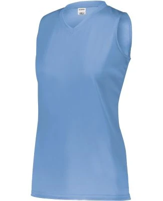 Augusta Sportswear 4795 Girls' Sleeveless Wicking  in Columbia blue