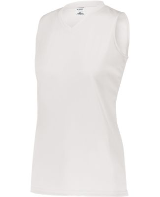 Augusta Sportswear 4795 Girls' Sleeveless Wicking  in White