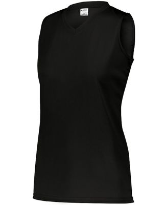 Augusta Sportswear 4795 Girls' Sleeveless Wicking  in Black