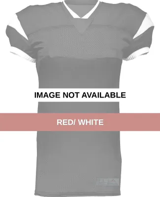 Augusta Sportswear 9582 Slant Football Jersey Red/ White