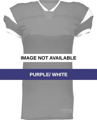 Augusta Sportswear 9582 Slant Football Jersey Purple/ White