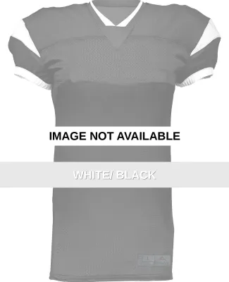 Augusta Sportswear 9582 Slant Football Jersey White/ Black
