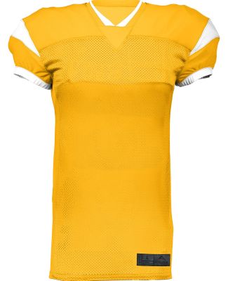 Augusta Sportswear 9582 Slant Football Jersey in Gold/ white