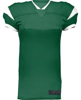 Augusta Sportswear 9582 Slant Football Jersey in Dark green/ white