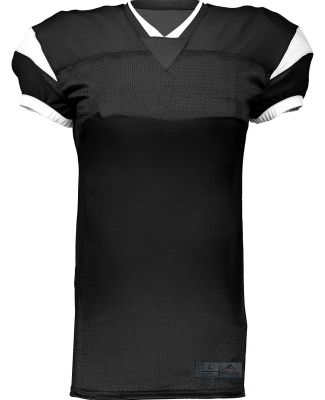 Augusta Sportswear 9582 Slant Football Jersey in Black/ white