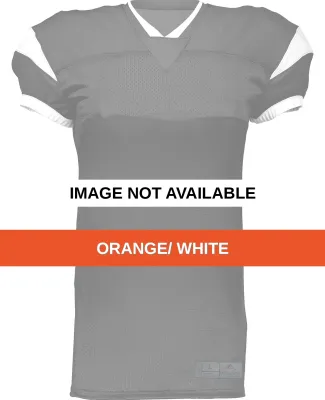 Augusta Sportswear 9583 Youth Slant Football Jerse Orange/ White