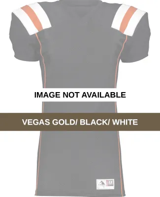 Augusta Sportswear 9580 T-Form Football Jersey Vegas Gold/ Black/ White