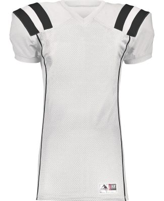 Augusta Sportswear 9580 T-Form Football Jersey in White/ black