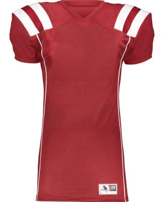 Augusta Sportswear 9580 T-Form Football Jersey in Red/ white