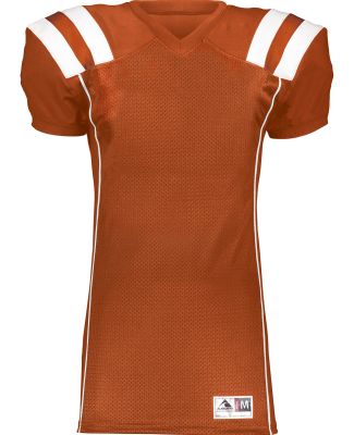 Augusta Sportswear 9580 T-Form Football Jersey in Orange/ white