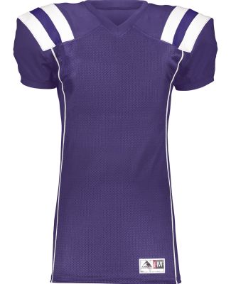 Augusta Sportswear 9580 T-Form Football Jersey in Purple/ white