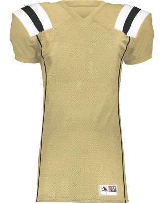 Augusta Sportswear 9580 T-Form Football Jersey in Vegas gold/ black/ white
