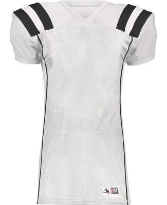 Augusta Sportswear 9581 Youth T-Form Football Jers in White/ black