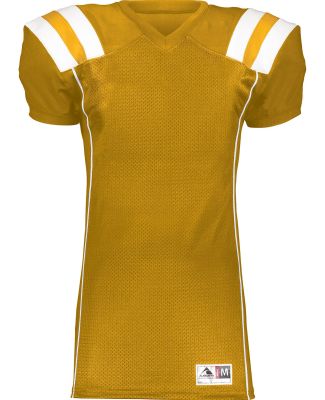 Augusta Sportswear 9581 Youth T-Form Football Jers in Gold/ white