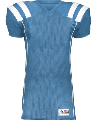 Augusta Sportswear 9581 Youth T-Form Football Jers in Columbia blue/ white