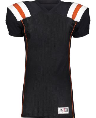 Augusta Sportswear 9581 Youth T-Form Football Jers in Black/ orange/ white