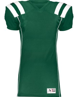 Augusta Sportswear 9581 Youth T-Form Football Jers in Dark green/ white