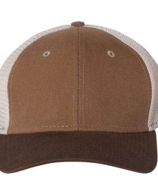 DRI DUCK 3006 Hudson Trucker Cap in Field khaki/ tobacco/ tan