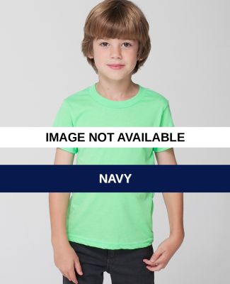 BB101 American Apparel Kids Poly-Cotton Short Slee Navy