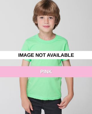 BB101 American Apparel Kids Poly-Cotton Short Slee Pink
