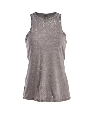 J America 8117 Women’s Zen Jersey Tank Top Cement