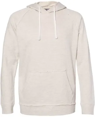 J America 8695 Shore French Terry Hooded Pullover Oatmeal