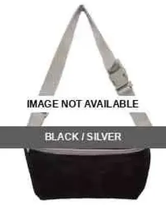 RSANC500 American Apparel Nylon Cordura Fanny Pack Black / Silver