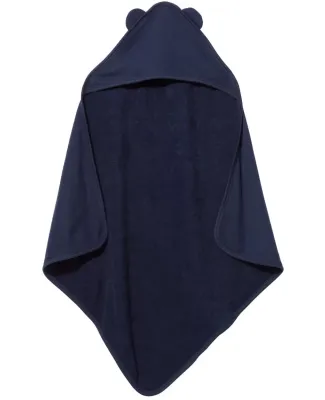 Rabbit Skins 1013 Terry Cloth Hooded Towel with Ea NAVY