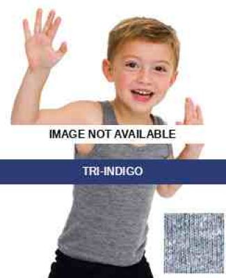 TR108 American Apparel Kids Tri-Blend Tank Tri-Indigo