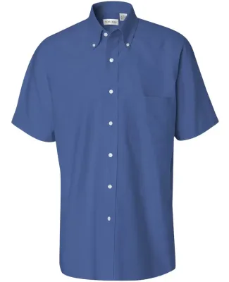 Van Heusen 13V0042 Short Sleeve Oxford Shirt English Blue