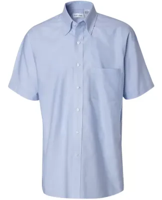 Van Heusen 13V0042 Short Sleeve Oxford Shirt Light Blue