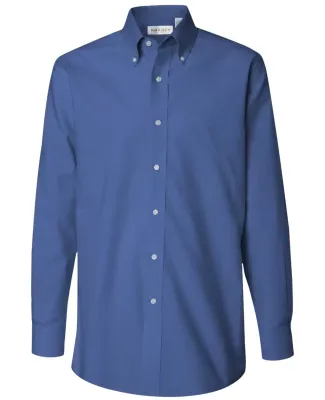 Van Heusen 13V0067 Pinpoint Oxford Shirt English Blue