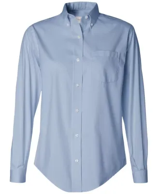 Van Heusen 13V0110 Women's Pinpoint Oxford Shirt Blue