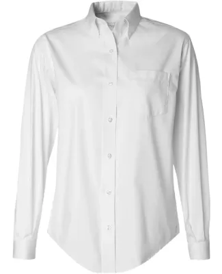Van Heusen 13V0110 Women's Pinpoint Oxford Shirt White