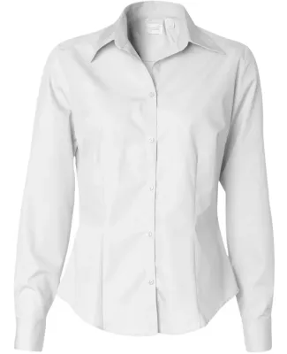Van Heusen 13V0114 Women's Silky Poplin Shirt White