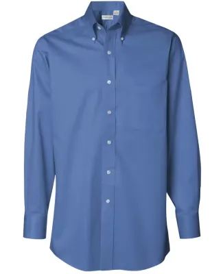 Van Heusen 13V0521 Long Sleeve Baby Twill Shirt Cobalt