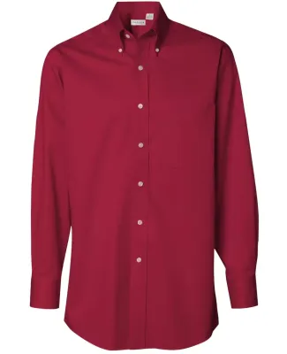 Van Heusen 13V0521 Long Sleeve Baby Twill Shirt Scarlet