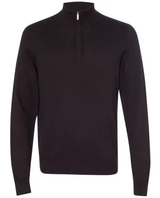 Van Heusen 13VS005 Quarter-Zip Sweater Black